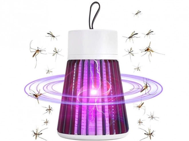 Lampa UV przeciw owadom z elektryczną pułapką