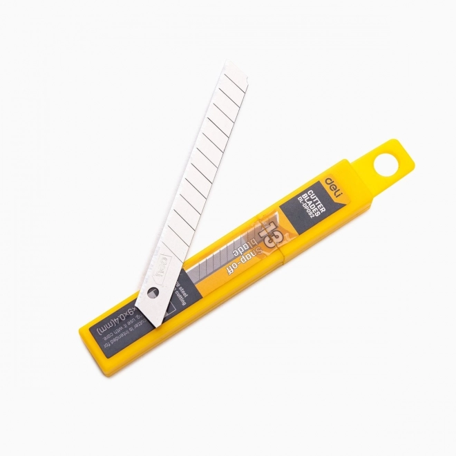 Nóż 9 mm 10 szt. głowica nożowa Deli Tools EDL-DP092 (srebrna)