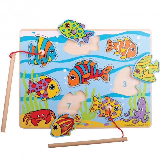 Bigjigs Toys Łowienie rybek na planszy