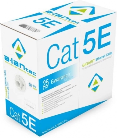 Kabel U/UTP linka kat. 5E PVC 305 m