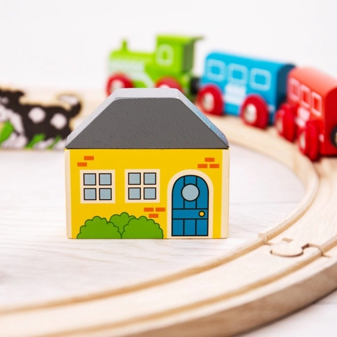 Bigjigs Rail Moja pierwsza kolejka 19 części