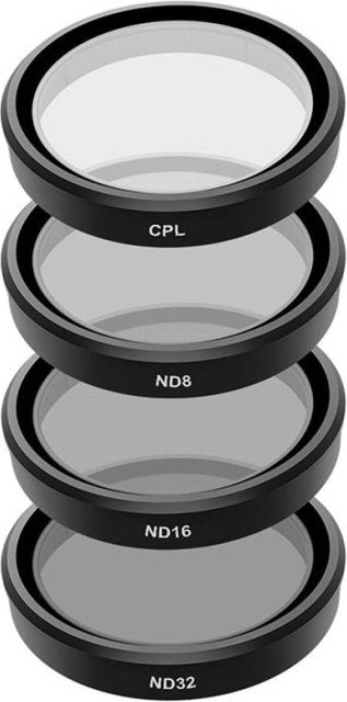 Zestaw filtrów TELESIN CPL/ND8/ND16/ND32 do DJI Osmo Action 4 i 3