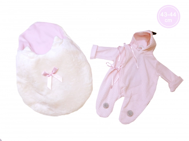 Llorens M843-20 ubranko dla lalki niemowlęcia NEW BORN rozmiar 43-44 cm
