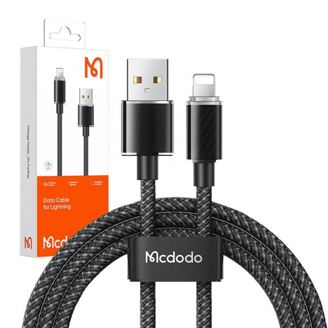 USB-A na Lightning kabel Mcdodo czarny 1,2 m