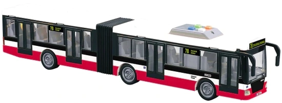 Autobus z napędem na żyroskop z efektami dźwiękowymi i świetlnymi
