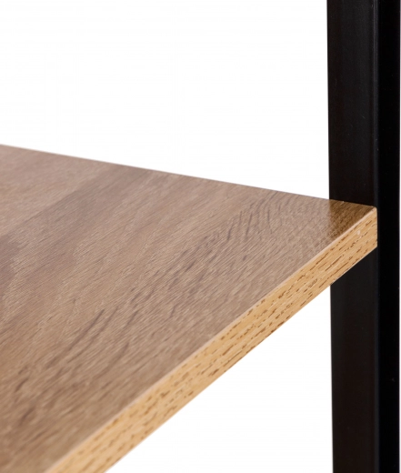 Wytrzymałe półki z MDF z dekorem drewna