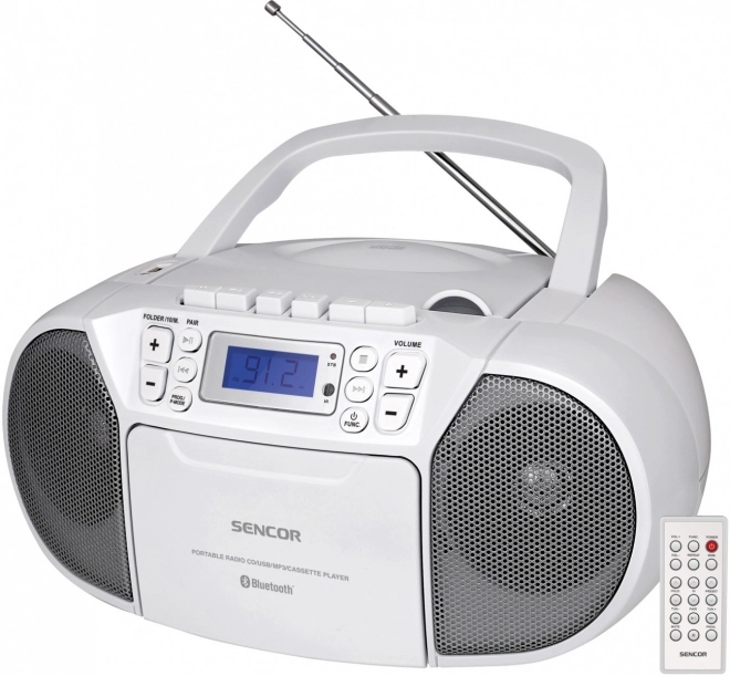Radiomagnetofon z CD, MP3, USB i Bluetooth