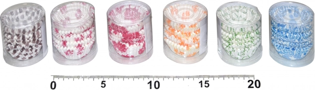 Kolorowe papilotki cukiernicze 3 cm – 100 szt.