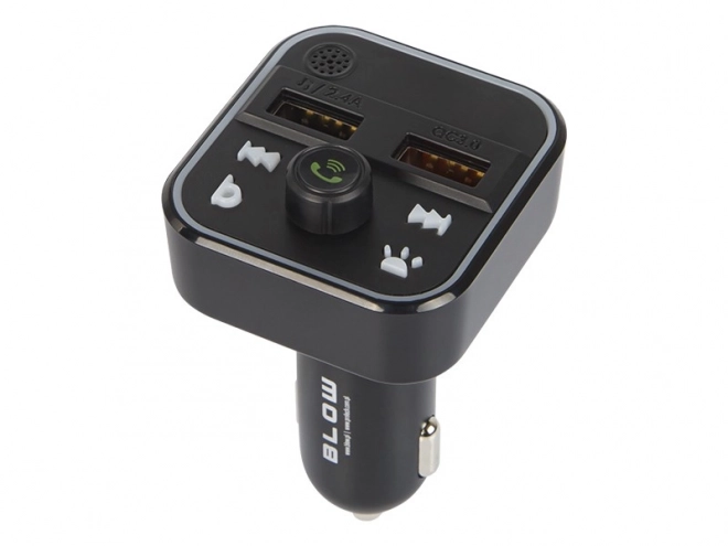 FM nadajnik Bluetooth 5.1+Qc3.0 RGB