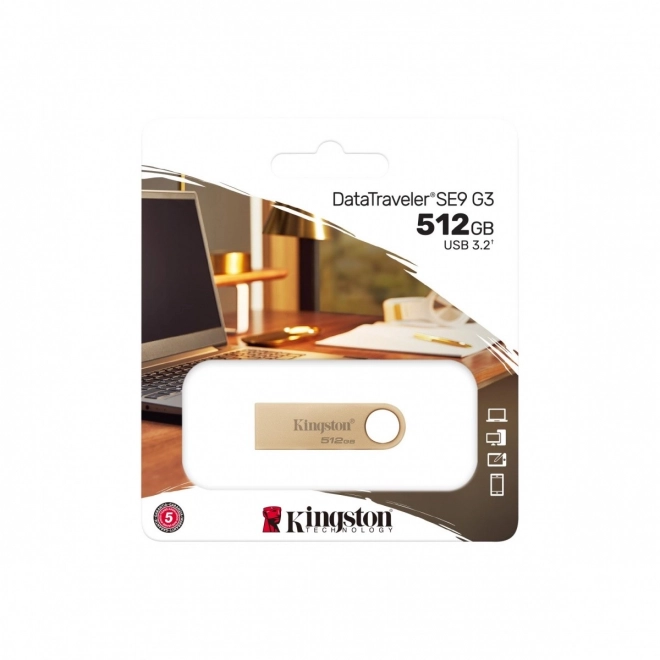 Pamięć USB DataTraveler SE9 G3 512 GB, USB 3.2 Gen 1