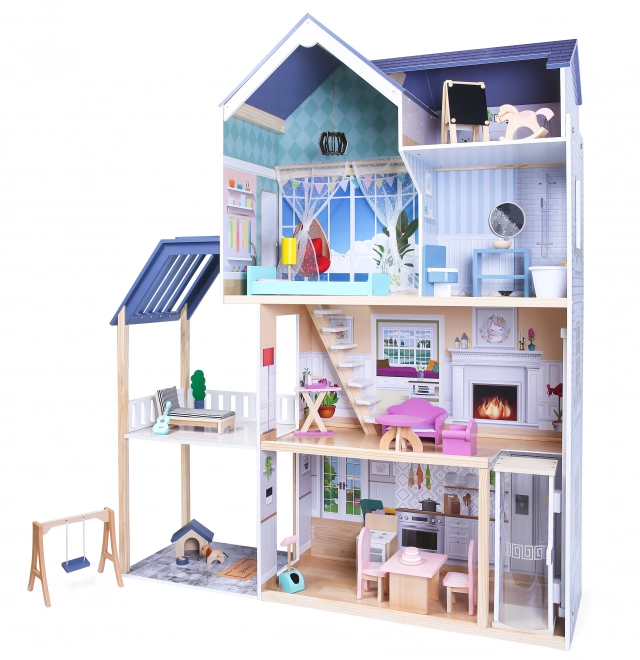 Domek drewniany dla lalek Maya Rezydencja od ECOTOYS