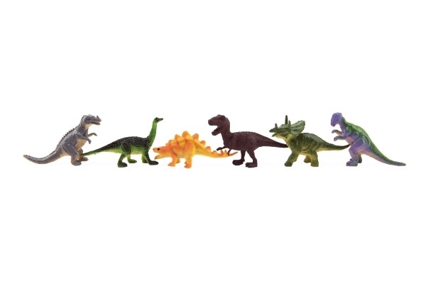 Mini dinozaury – plastikowe figurki 6-7 cm, 12 szt.