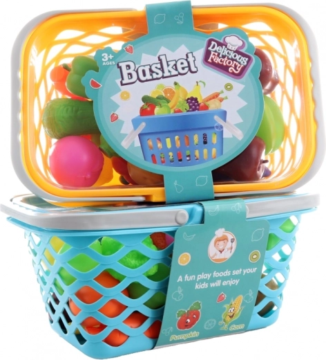 Praktyczny koszyk z pokrywką i uchwytami