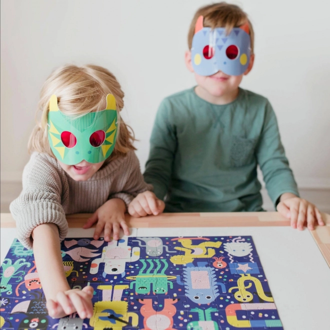 Interaktywna zabawa z maskami 3D