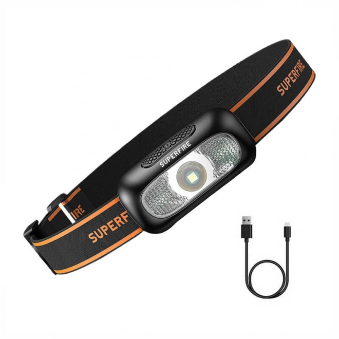 Latarka Superfire HL05-D, 110 lm, USB