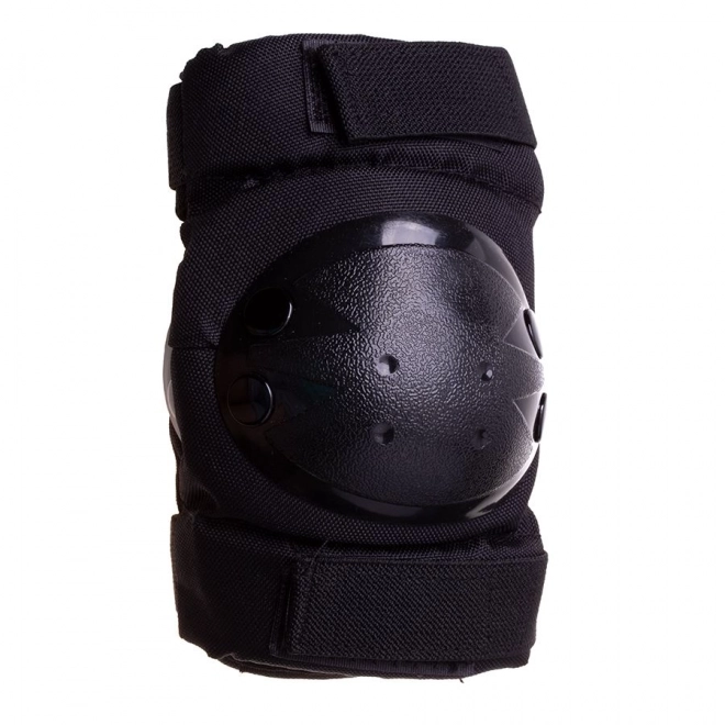 Kask + ochraniacze do jazdy na rolkach, deskorolce, rowerze - niebieski i czarny, rozmiar M