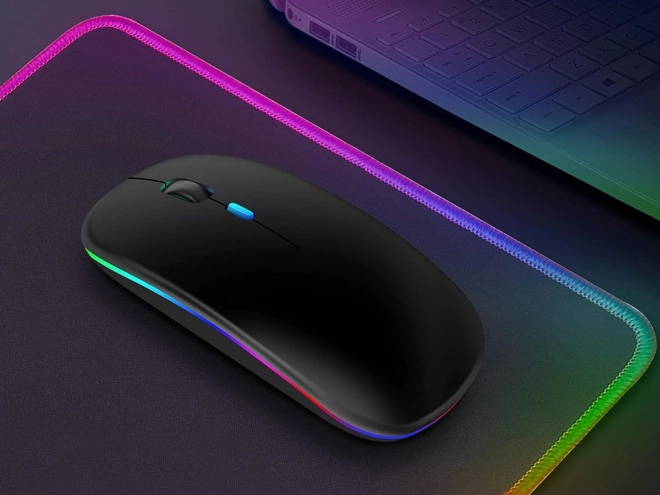 Szczupła mysz bluetooth 2,4 GHz do PC i notebooków