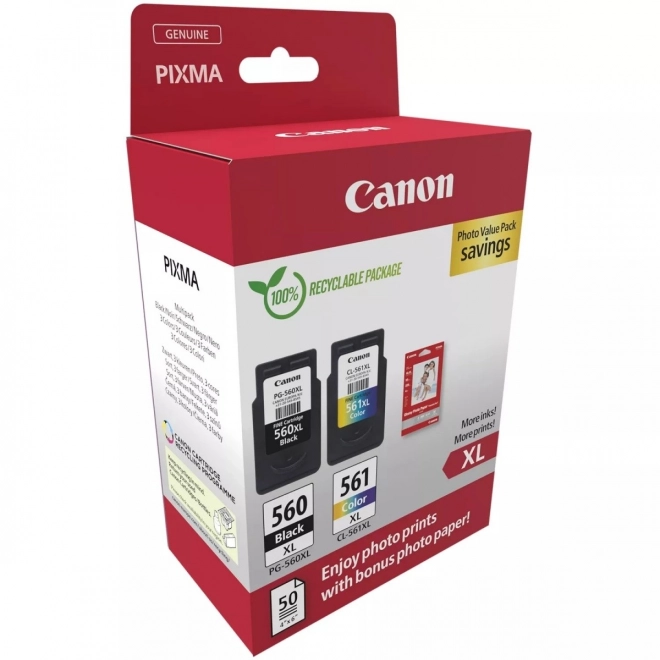 Tusz Canon PG-560XL/CL-561XL z papierem fotograficznym