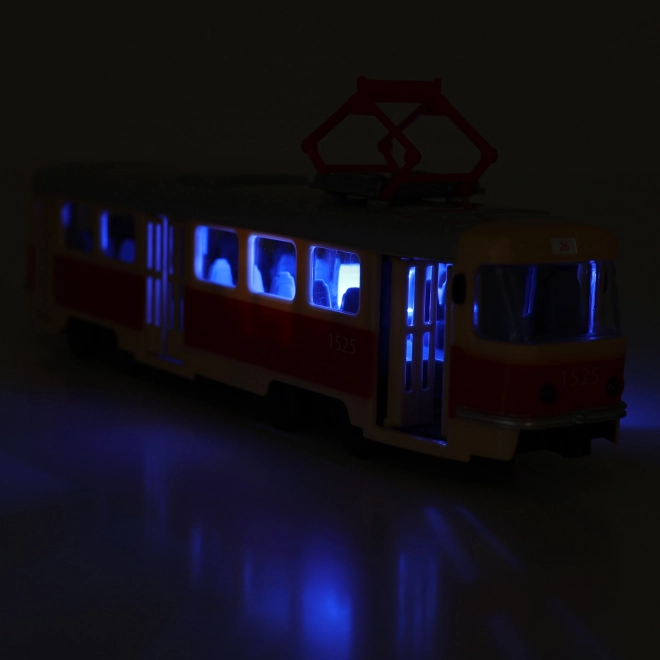Tramwaj ogłaszający przystanki