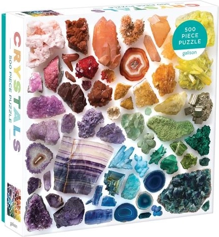 Puzzle GALISON tęczowe kryształy – 500 elementów