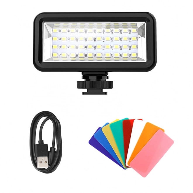 Nurkowe wodoodporne światło Puluz LED 40m (czarne)