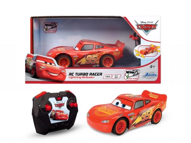 Samochody RC 3 Błysk McQueen Turbo Racer 1:24 17cm