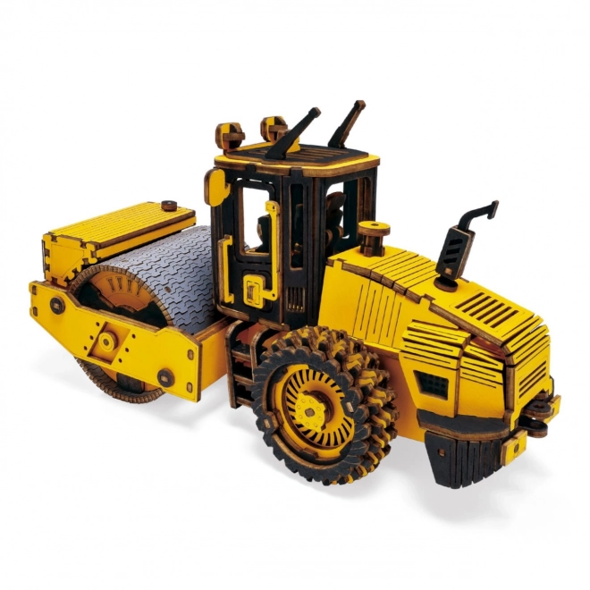 RoboTime drewniane 3D puzzle - Walec drogowy