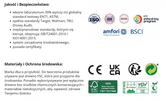 Drewniane liczydło Classic World z zadaniami matematycznymi