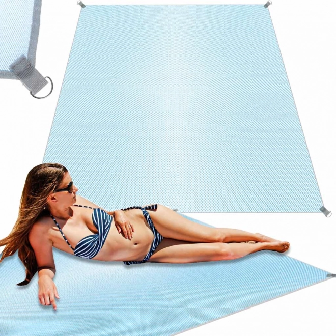 Mata plażowa bez piasku XXL 200x200cm