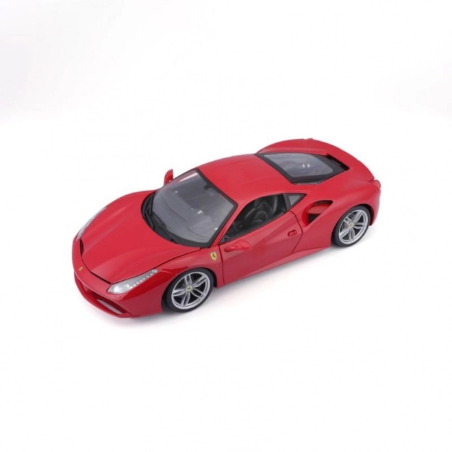 Metalowy samochód Ferrari 488 GTB czerwony