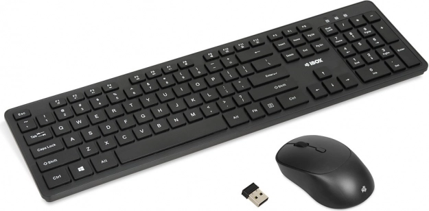 Bezprzewodowy zestaw klawiatury i myszy iBox Workstation Pro
