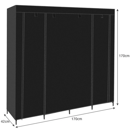 Składana materiałowa szafa 170x170cm Ruhhy 23740