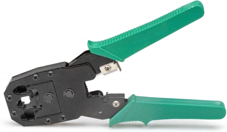 Precyzyjne zaciskanie złączy RJ45