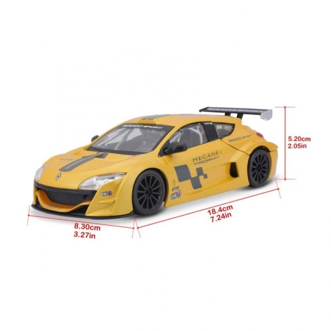 Bburago 1:24 Renault Megane Trophy Metallic Żółta 18-22115