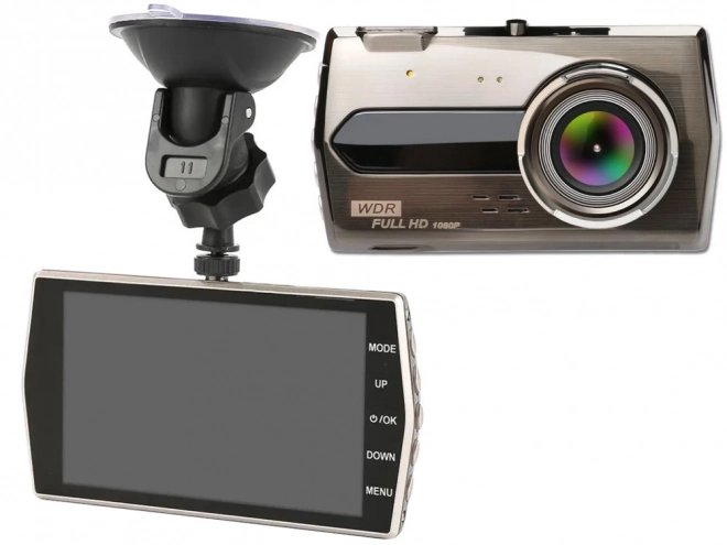 Kamera samochodowa z nagrywaniem full HD i wyświetlaczem LCD