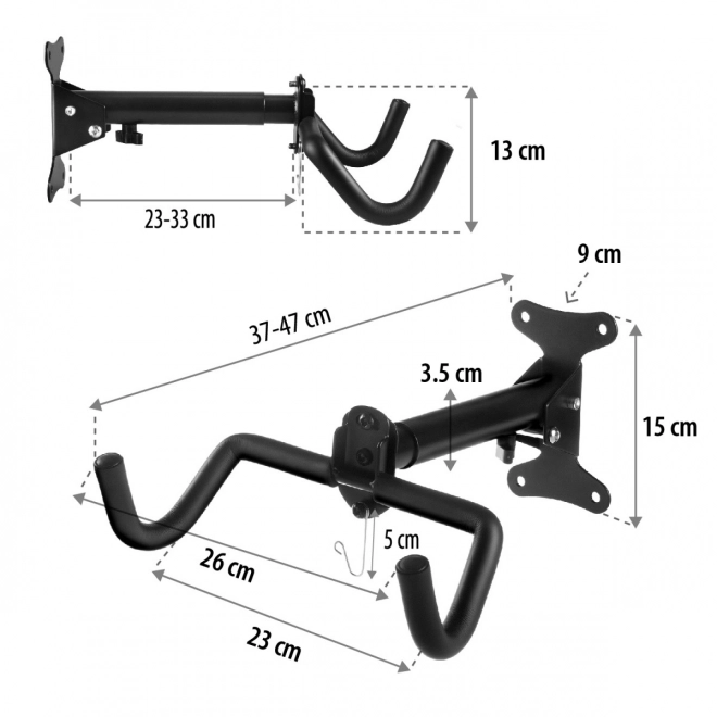 Uchwyt ścienny na rower