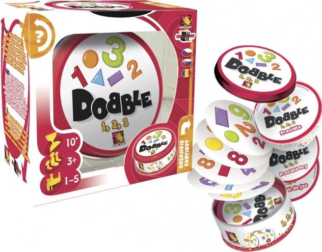 Dobble 1-2-3 – dziecięca gra na spostrzegawczość