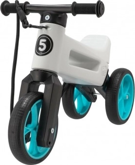 Odrážadło Funny Wheels Rider SuperSport 2w1 z paskiem – Turkus