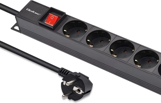 PDU pionowa listwa zasilająca do racka | 16A | 16x SCHUKO | 1,8 m