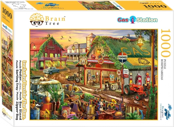 puzzle brain tree stacja benzynowa 1000 elementów