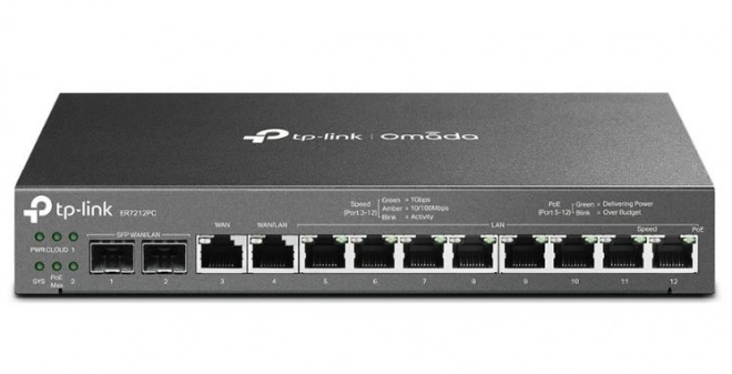 Multifunkcyjny VPN Router TP-Link Omada ER7212PC