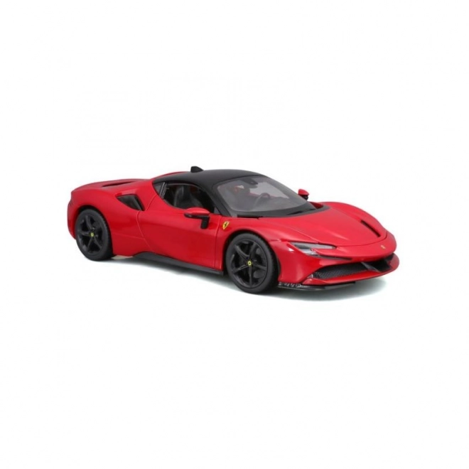 Metalowy model Ferrari SF90 Stradale czerwony 1:18