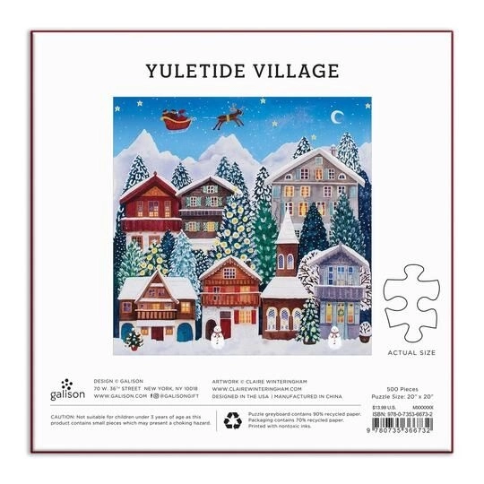 Puzzle świąteczna wioska 500 elementów