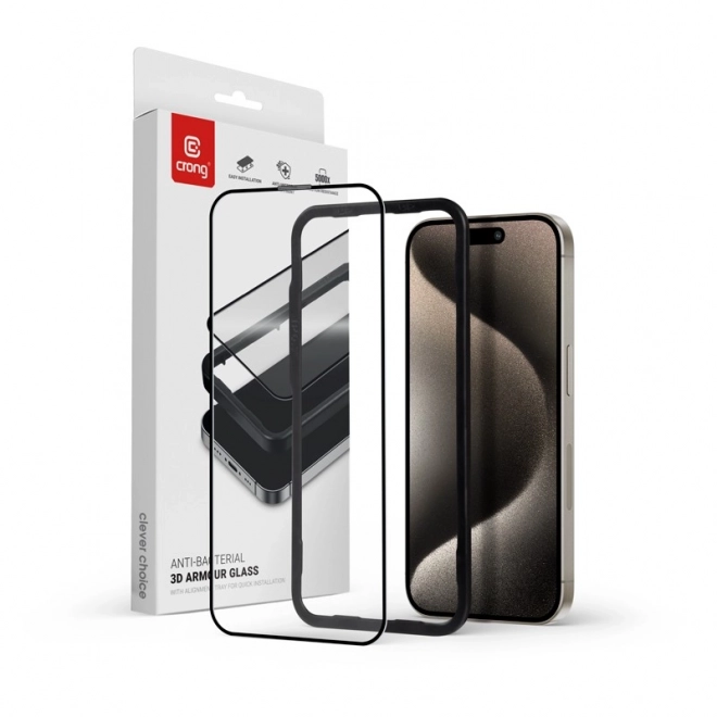 Szkło hartowane 9H do iPhone 15 Pro