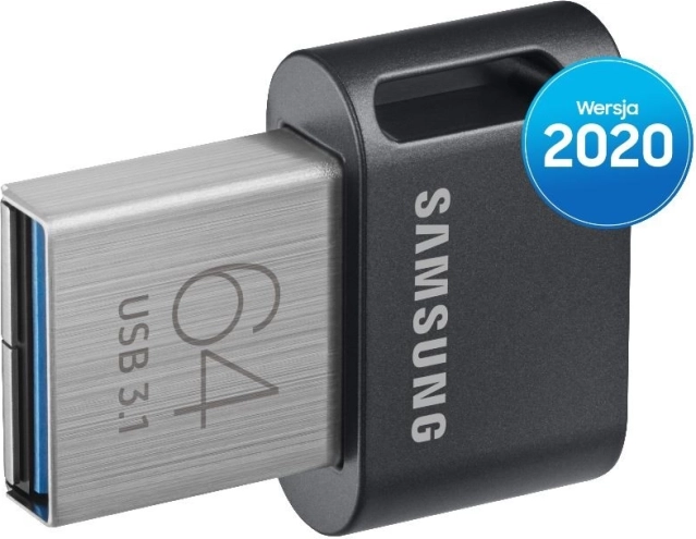 Pamięć USB FIT Plus 64 GB USB 3.1, szara