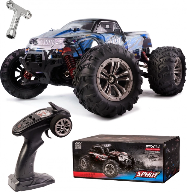 RC auto 1:16 bezszczotkowe 2,4 GHz 4CH 52 km/h – niebieskie