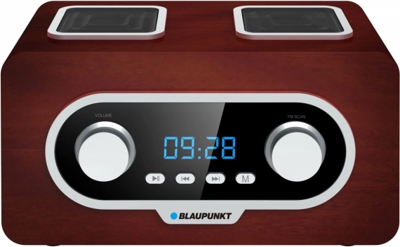 Przenośne radio FM z PLL, SD/USB/AUX i akumulatorem