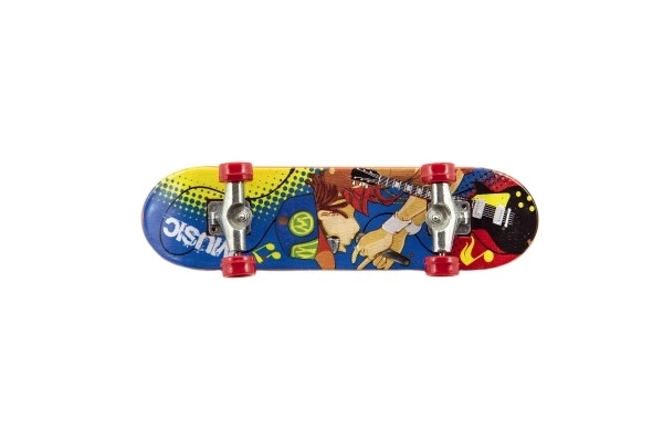 Skateboard palcowy z rampą - 10 cm
