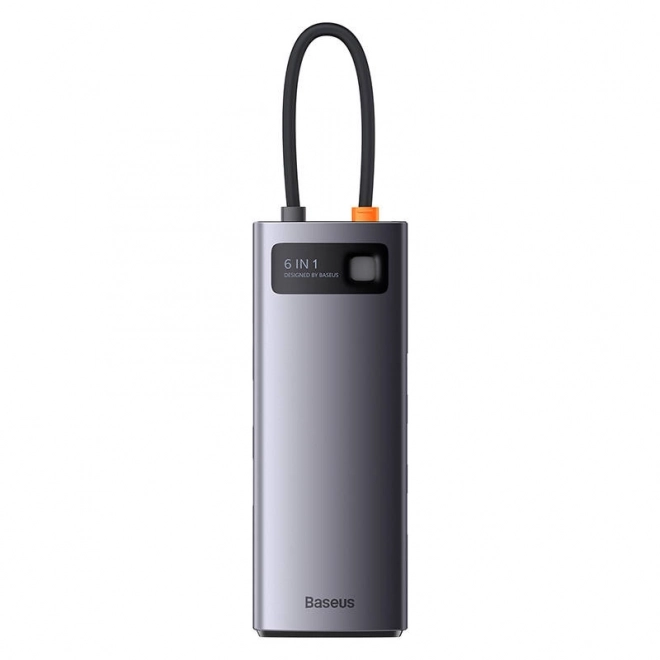 Baseus StarJoy 6v1 USB-C hub z wieloma złączami