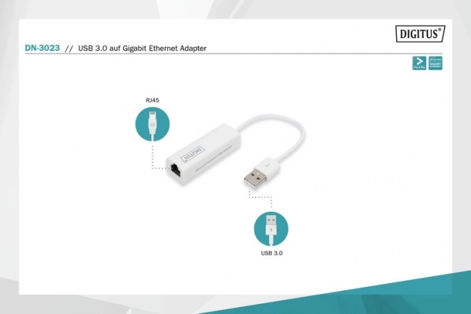 Adapter USB 3.0 Ethernet Gigabit
